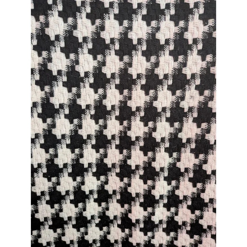 Women's SHEIN Houndstooth Blazer S Black White